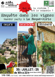 Enquête dans les vignes - Murder party à La Roque Alric_La Roque-Alric
