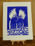 La Caserne , Blue Kid : Atelier de linogravure_Bédoin - © Blue Kid La Caserne , Blue Kid : Atelier de linogravure_Bédoin