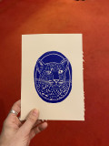 La Caserne , Blue Kid : Atelier de linogravure_Bédoin