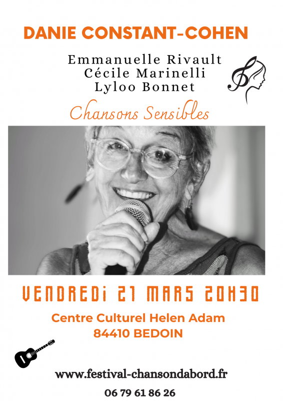 Festival La Chanson d'Abord : Concert de Danie Cohen-Constant_Bédoin