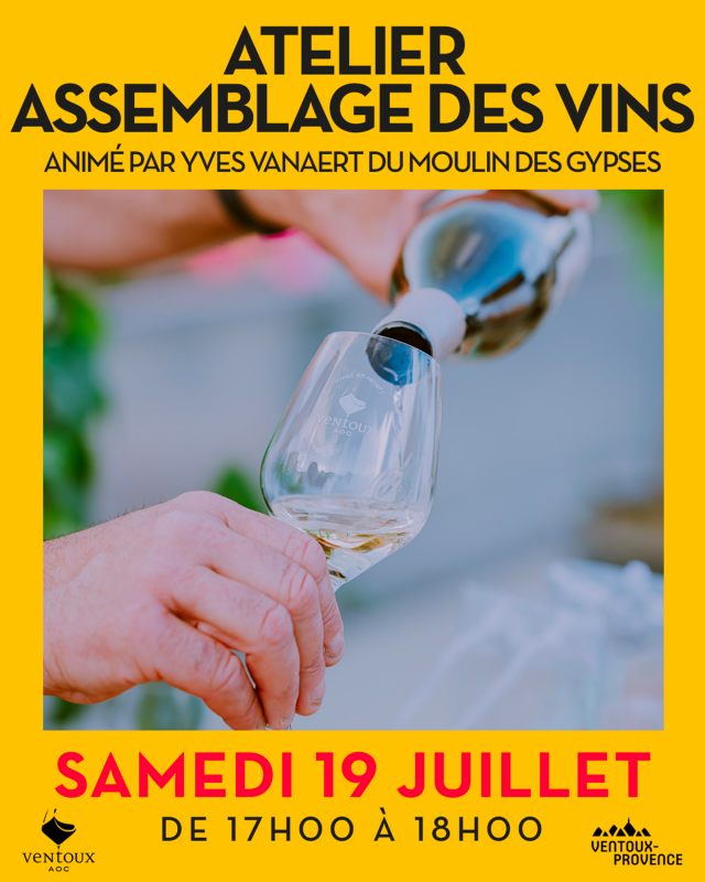 Le Grand Rendez-Vous des vins AOC Ventoux X Kolorz Festival : Atelier assemblage des vins_Carpentras