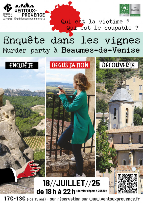Enquête dans les vignes - Murder party à Beaumes de Venise_Beaumes-de-Venise