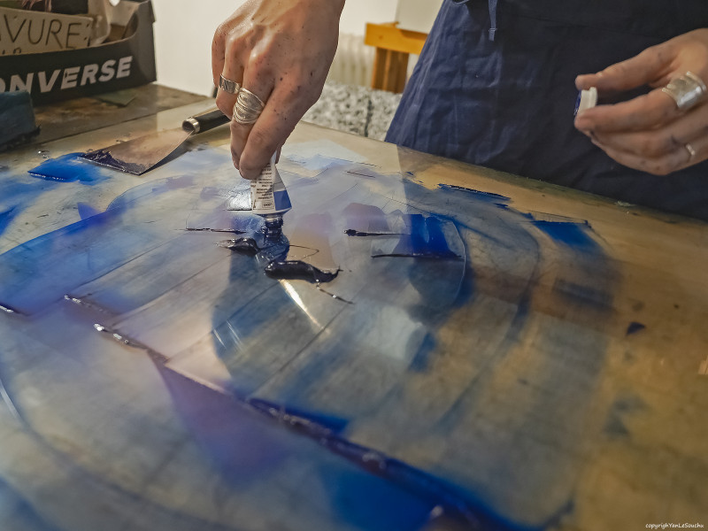La Caserne : Fabrique d’un Noël Enchanté - Atelier Linogravure sur textile_Bédoin