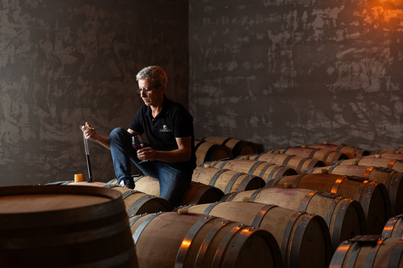 Visite guidée de la Cuverie, du chai, dégustation sur cuve et plateau apéritif_Mazan