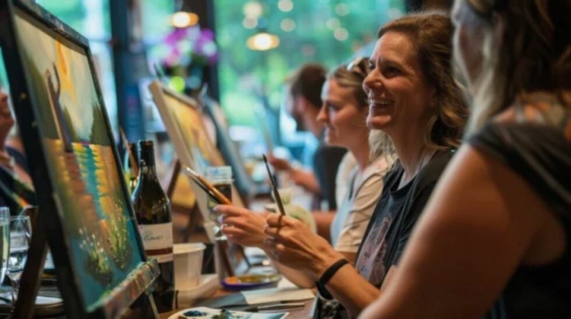 Atelier de peinture au vin_Mazan