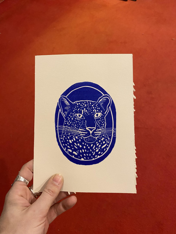 La Caserne , Blue Kid : Atelier de linogravure_Bédoin - © Blue Kid La Caserne , Blue Kid : Atelier de linogravure_Bédoin