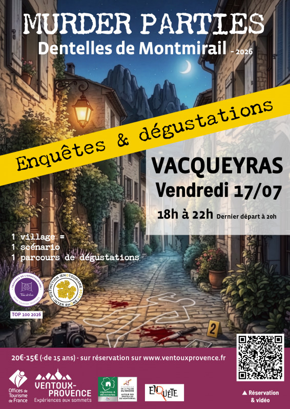 Enquête dans les vignes - Murder Party à Vacqueyras_Vacqueyras