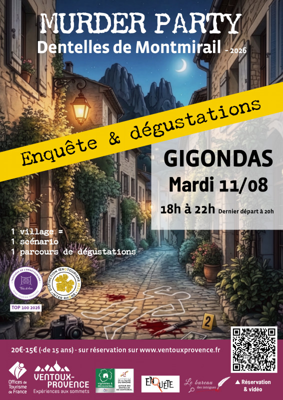 Enquête dans les vignes - Murder Party à Gigondas_Gigondas